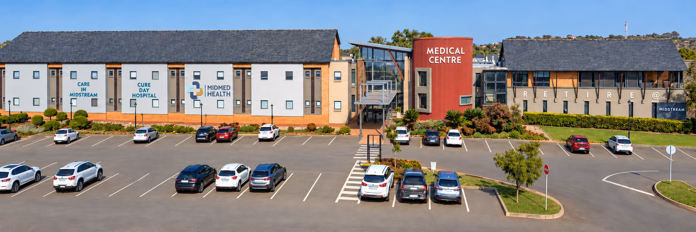 Midstream Medical Centre and Retire@Midstream building with convenient parking